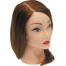 Голова DEWAL "шатенка " протеин 30-40 см купить недорого в интернет магазине Beauty Prof с доставкой по Хабаровску и регионам России