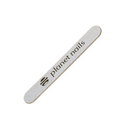 PLANET NAILS Пилка 100/180 для ногтей на деревянной основе зебра 8,5 см  купить недорого в интернет магазине Beauty Prof с доставкой по Хабаровску и регионам России
