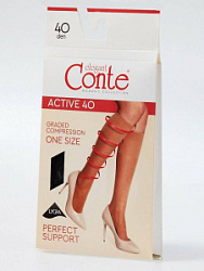 CONTE Active Гольфы 40 ден черный 23- 25 р купить недорого в интернет магазине Beauty Prof с доставкой по Хабаровску и регионам России