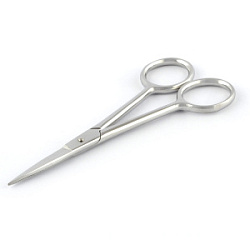 Ножницы для усов и бороды METZGER CN-302-S блестящие купить недорого в интернет магазине Beauty Prof с доставкой по Хабаровску и регионам России