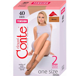 CONTE Tension Носки 40 ден бронза 2 шт купить недорого в интернет магазине Beauty Prof с доставкой по Хабаровску и регионам России