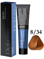 ESTEL De Luxe Краска-уход 8/34 60 мл купить недорого в интернет магазине Beauty Prof с доставкой по Хабаровску и регионам России