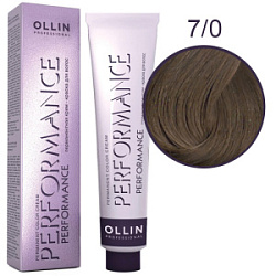 OLLIN Performance Краска  7/0 русый 60 мл купить недорого в интернет магазине Beauty Prof с доставкой по Хабаровску и регионам России
