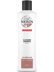 NIOXIN Очищающий шампунь д/тон./поврежд. волос, склонных к выпадению  300 мл (Система 3) купить недорого в интернет магазине Beauty Prof с доставкой по Хабаровску и регионам России