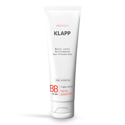 KLAPP Солнцезащитный BB крем SPF50 для лица 50 мл купить недорого в интернет магазине Beauty Prof с доставкой по Хабаровску и регионам России
