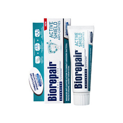 BIOREPAIR Advanced Active Shield Зубная паста активная защита от кариеса с лактоферрином 75 мл