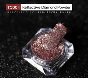 MELODY Светоотражающий пигмент TC04 Red купить недорого в интернет магазине Beauty Prof с доставкой по Хабаровску и регионам России