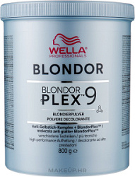 WELLA Blondor Plex Обесцвечивающая пудра без образования пыли 800  г купить недорого в интернет магазине Beauty Prof с доставкой по Хабаровску и регионам России