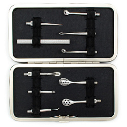 METZGER Маникюрный набор 10 предметов MS-211-S косметологический купить недорого в интернет магазине Beauty Prof с доставкой по Хабаровску и регионам России