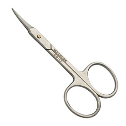 Ножницы для кожи METZGER CS-1/7-S (CVD) изогнутые блестящие купить недорого в интернет магазине Beauty Prof с доставкой по Хабаровску и регионам России