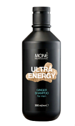 MONE PROF Ultra Energy For Men Smoked Шампунь для мужчин с экстрактом имбиря 300 мл купить недорого в интернет магазине Beauty Prof с доставкой по Хабаровску и регионам России
