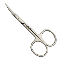 Ножницы для кожи METZGER CS-1/8-S (CVD) изогнутые блестящие купить недорого в интернет магазине Beauty Prof с доставкой по Хабаровску и регионам России