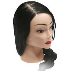 Голова DEWAL "брюнетка" протеин 50-60 см купить недорого в интернет магазине Beauty Prof с доставкой по Хабаровску и регионам России