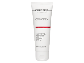 CHRISTINA Comodex Крем матирующий защитный для лица SPF15 75 мл купить недорого в интернет магазине Beauty Prof с доставкой по Хабаровску и регионам России