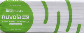 NUVOLAPRO Полотенца бумажные 1 сл V 250 шт купить недорого в интернет магазине Beauty Prof с доставкой по Хабаровску и регионам России