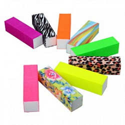 PLANET NAILS Блок шлифовочный цветной купить недорого в интернет магазине Beauty Prof с доставкой по Хабаровску и регионам России