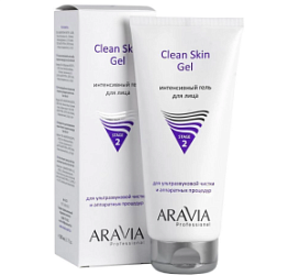 ARAVIA Professional Интенсивный гель для ультразвуковой чистки лица и аппаратных процедур 200 мл купить недорого в интернет магазине Beauty Prof с доставкой по Хабаровску и регионам России