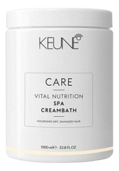 KEUNE CARE Vital Nutrition Spa Маска крем основное питание для всех типов волос  1000 мл  купить недорого в интернет магазине Beauty Prof с доставкой по Хабаровску и регионам России