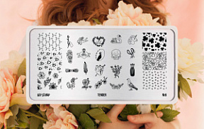 GO!STAMP Пластина для стемпинга 06 Tender купить недорого в интернет магазине Beauty Prof с доставкой по Хабаровску и регионам России