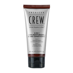 AMERICAN CREW Skin Moisturizer Bear Увлажняющий крем для кожи и кондиционер для бороды 2 в 1 100 мл купить недорого в интернет магазине Beauty Prof с доставкой по Хабаровску и регионам России