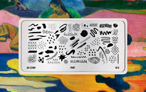 GO!STAMP Пластина для стемпинга 12 Paint купить недорого в интернет магазине Beauty Prof с доставкой по Хабаровску и регионам России
