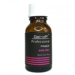 GEL-OFF Праймер бескислотный без липкости 15 мл купить недорого в интернет магазине Beauty Prof с доставкой по Хабаровску и регионам России