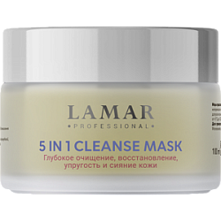 LAMAR PROFESSIONAL Cleanse Mask Маска для лица очищающая 5 in 1 100 мл купить недорого в интернет магазине Beauty Prof с доставкой по Хабаровску и регионам России