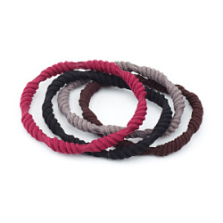 DEWAL Beauty Резинки для волос цветные крученые midi 4 шт купить недорого в интернет магазине Beauty Prof с доставкой по Хабаровску и регионам России