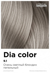 LOREAL Dia Color 9.1 очень светлый блонд пепельный 60 мл купить недорого в интернет магазине Beauty Prof с доставкой по Хабаровску и регионам России