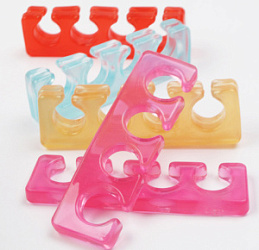 PLANET NAILS Разделители для пальцев силиконовый цветной мини 1 пара купить недорого в интернет магазине Beauty Prof с доставкой по Хабаровску и регионам России