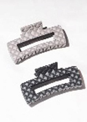 Заколка краб квадрат матовый рифленый Корея купить недорого в интернет магазине Beauty Prof с доставкой по Хабаровску и регионам России