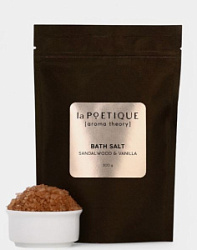 LA POETIQUE Соль для ванн сандал и ваниль 300 г купить недорого в интернет магазине Beauty Prof с доставкой по Хабаровску и регионам России