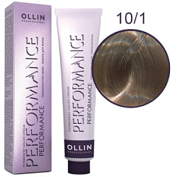 OLLIN Performance Краска 10/1 светлый блондин пепельный 60 мл купить недорого в интернет магазине Beauty Prof с доставкой по Хабаровску и регионам России
