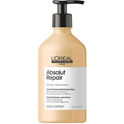 LOREAL Absolut Repair Gold Шампунь 500 мл купить недорого в интернет магазине Beauty Prof с доставкой по Хабаровску и регионам России