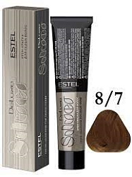 ESTEL De Luxe Silver Крем-краска 8/7 60 мл купить недорого в интернет магазине Beauty Prof с доставкой по Хабаровску и регионам России
