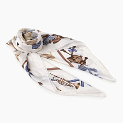 MINAKU Платок женский цвет голубой 70*70 купить недорого в интернет магазине Beauty Prof с доставкой по Хабаровску и регионам России