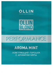 OLLIN Blond Performance Осветляющий порошок с ароматом мяты 30 гр купить недорого в интернет магазине Beauty Prof с доставкой по Хабаровску и регионам России