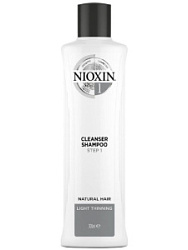 NIOXIN Очищающий шампунь д/тонких/натуральных волос  300 мл (Система 1) купить недорого в интернет магазине Beauty Prof с доставкой по Хабаровску и регионам России