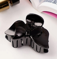 Краб для волос Классик бантик двойной черный 6*4 см 5354242 купить недорого в интернет магазине Beauty Prof с доставкой по Хабаровску и регионам России