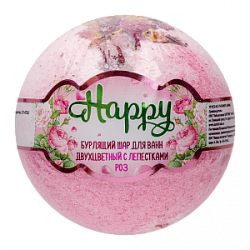 LABORATORY KATRIN Шар бурлящий 2-х цветный с лепестками роз 130 гр купить недорого в интернет магазине Beauty Prof с доставкой по Хабаровску и регионам России