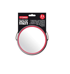 TITANIA Men Зеркало настольное двойное D-15,5 см купить недорого в интернет магазине Beauty Prof с доставкой по Хабаровску и регионам России