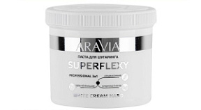 ARAVIA Professional Super Flexy white Cream Паста для шугаринга 750 гр купить недорого в интернет магазине Beauty Prof с доставкой по Хабаровску и регионам России