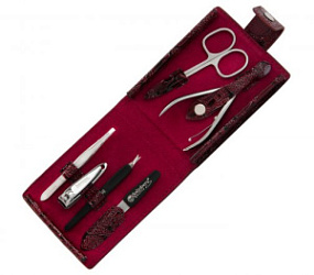 SOLINBERG Маникюрный набор Classic Line 50581 6 предметов экокожа купить недорого в интернет магазине Beauty Prof с доставкой по Хабаровску и регионам России