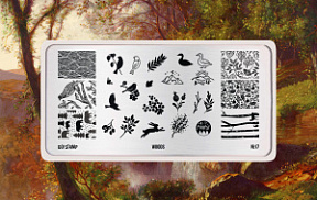 GO!STAMP Пластина для стемпинга 17 Woods купить недорого в интернет магазине Beauty Prof с доставкой по Хабаровску и регионам России