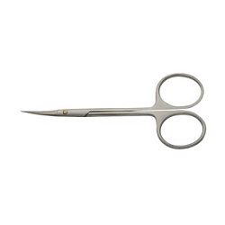 Ножницы для кожи METZGER CS-1/8(2)-S (CVD) изогнутые блестящие купить недорого в интернет магазине Beauty Prof с доставкой по Хабаровску и регионам России