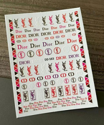 NAILS OPT Наклейки для дизайна DD583 купить недорого в интернет магазине Beauty Prof с доставкой по Хабаровску и регионам России