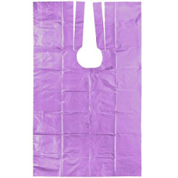 BRIZ Пеньюар п/э 120*160 см фиолетовый 50 шт купить недорого в интернет магазине Beauty Prof с доставкой по Хабаровску и регионам России