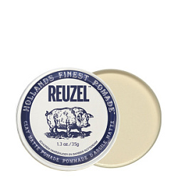 REUZEL Clay Matte Матовая помада для укладки волос белая 35 г купить недорого в интернет магазине Beauty Prof с доставкой по Хабаровску и регионам России