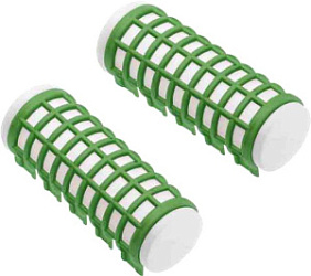 DEWAL Beauty Бигуди термо зеленые 23*68 мм 6 шт  купить недорого в интернет магазине Beauty Prof с доставкой по Хабаровску и регионам России