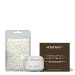 BRONSUN Набор для депиляции бровей с мини-воскоплавом купить недорого в интернет магазине Beauty Prof с доставкой по Хабаровску и регионам России